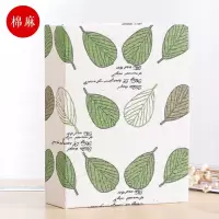 布面小清新相册影集相册本纪念册插页式家庭5寸6寸过塑 三维工匠 (6寸)海浪-