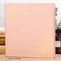 相册影集粘胶diy粘贴式覆膜自粘贴家庭大容量5678寸手工创意宝宝 三维工匠 18寸花间小鹿