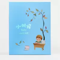 相册本4R纪念成长册大6寸相薄宝宝儿童收藏创意六寸塑封影集情侣d 三维工匠 8997-爱芝蔓-200张