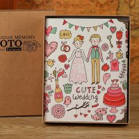 盒装456寸插页式相册本情侣电影票影集家庭宝宝成长创意纪念册 三维工匠 6寸160张—生命树