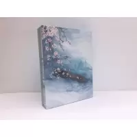 相册影集粘胶diy粘贴式覆膜自粘贴家庭纪念册5678寸手工创意礼品 三维工匠 浅绿