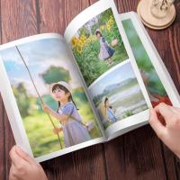 三维工匠照片书相册本定做情侣闺蜜纪宝宝念册集创意手工di 轻奢款(封面过膜) 235*235mm42P(可放42-160