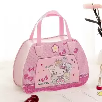 创意时尚手挎包八音盒七彩闪光旋转跳舞小女孩首饰音乐盒生日 三维工匠 无彩灯KT