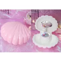送女生音乐盒可爱贝壳八音盒儿童生日跳舞芭蕾女孩节日礼品 三维工匠 BY999-1贝壳音乐盒/带灯深粉