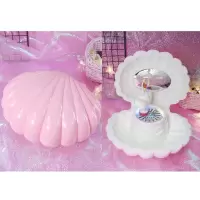 送女生音乐盒可爱贝壳八音盒儿童生日跳舞芭蕾女孩节日礼品 三维工匠 BY999-2贝壳音乐盒/带灯浅粉