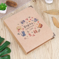 拍立得相册本影集3/5寸插页式家庭情侣照片收藏记录纪念册大容量 三维工匠 5寸320张-快乐旅途