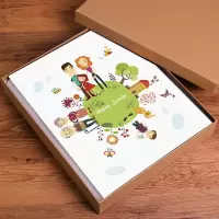 三维工匠相册影集插页式竖版过塑6寸大容量家庭情侣宝宝成长记念相册本 三维 6寸礼盒款640张—家庭的怀抱 彩印礼盒款6寸