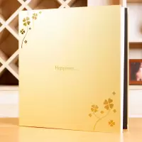 相册影集DIY相册本自粘照片纪念册粘贴式覆膜家庭手工情侣大容量 三维工匠 18寸-那时花开-60张内页