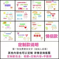 抖音同款定制手绘画本成品diy情侣纪念相册送男友表白卡生日 三维工匠 手绘本定制(网红生日版)+空白封面相册+手提袋