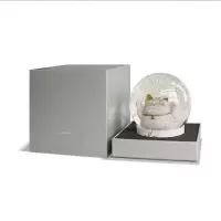 金色摆件汽车店铺开业礼品创意家居水晶球摇手小号日本 三维工匠猫