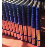 特粗厚升降铝合金一字梯子家用便携竹节伸缩梯多功能工程折叠直梯 三维工匠 6.2米直梯蓝色家用梯