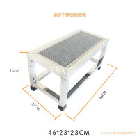 不锈钢脚踏凳室内家用小楼梯台阶两二三四步踏步阳台阶凳梯 三维工匠 [升级加厚]单层收藏加购质保三年家用梯