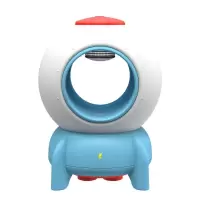 三维工匠用儿童室内灭蚊灯婴幼儿孕妇紫外线物理器插电吸蚊灯电子除蚊器小小孩玩具可爱 火箭灭蚊灯(卧室+客厅)两件装