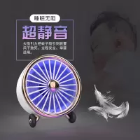 空军十号灭蚊灯新款家用捕蝇器黑科技物理自动捕蚊夏日灭蚊 USB插电室内器儿童 三维工匠 白色