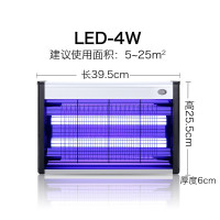 看店铺蛾虫诱灭器紫外线灯节能蚊虫空气新款驱除车间内插电文驱虫 三维工匠 [升级版]LED-6W紫光灭蚊灭蝇灯