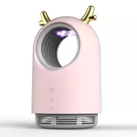 USB物理tcl萌宠灭蚊灯 家用室内户外婴儿插电 三维工匠 小鹿USB灯少女粉