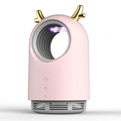 USB物理tcl萌宠灭蚊灯 家用室内户外婴儿插电 三维工匠 小鹿USB灯清纯白+插座