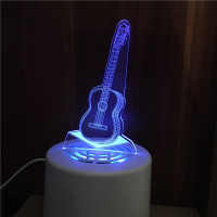 创意灭蚊灯家用吸捕蚊子宿舍器防蚊灭蚊器紫光灯礼品赠品 三维工匠 吉他(灭蚊灯)