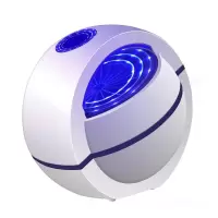 黑科技灭蚊灯器家用灭蚊卧室内婴儿防蚊子 三维工匠 小行星[白色][母婴推荐款][送适配器]