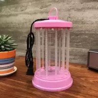 孕妇婴儿家用灭蚊灯电击光触媒led捕蚊器电蚊灯绳 三维工匠 小号款红色