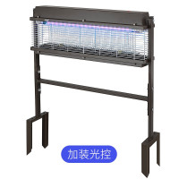 太阳能灭蚊灯户外防水庭院花园大型大功率别墅器杀虫灯 三维工匠 X6太阳能+旗舰款(110-150平方)含脚架