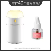 日式家用灭蚊灯器防蚊子室内灭蚊香光无声婴儿童孕妇 三维工匠 粉红色标准款+1液