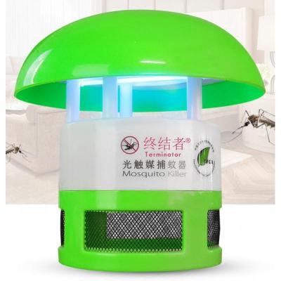 黑科技灭蚊灯光触媒婴孕电子灭蝇吸捕蚊杀虫器家用 三维工匠 绿色无开关款