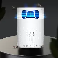新一代黑科技仿人体体温光催化灭蚊灯家用灭蚊器室内吸入式捕蚊子 三维工匠 仿生气息诱蚊器黑色款
