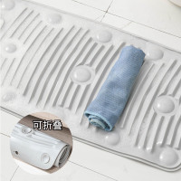 硅胶搓衣板卫生间家用婴儿小号便携式防滑水池专用吸盘式洗衣板 三维工匠