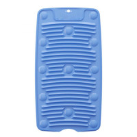 新款多功能防滑硅胶搓衣板跪用惩罚软体家用洗衣板小型折叠小搓板 三维工匠 紫色