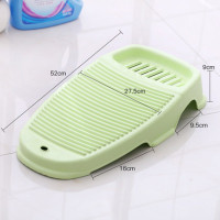 精品加厚塑料防滑洗衣盆洗刷板跪用洗衣板大小号洗衣服搓板搓衣板 三维工匠 绿小号
