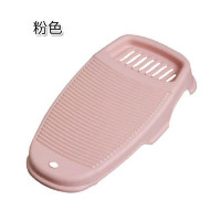 轻矜家用宿舍塑料小型板创意搓衣板跪用洗衣搓板婴儿儿童学生小号 三维工匠 杏色