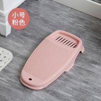 搓衣板家用一体式加厚防滑洗衣服洗衣板创意跪用惩罚塑料搓衣板子 三维工匠 小号-卡其色