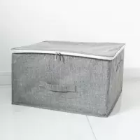 衣柜装衣服收纳箱大号布艺整理箱可折叠带盖放衣物家用储物收纳 三维工匠
