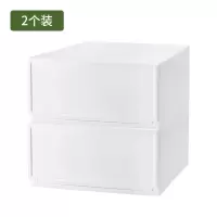 家用收纳箱抽屉式塑料储物柜子衣服内衣衣物整理箱衣柜收纳盒 三维工匠