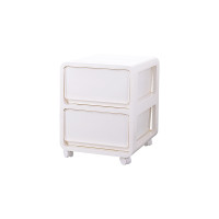 收纳箱整理箱简约组合衣物玩具塑料收纳盒儿童柜子卧室储物床头柜 三维工匠