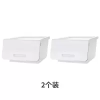 可叠加翻盖收纳箱衣柜储物箱 塑料衣服儿童玩具杂物整理箱 三维工匠