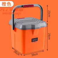 加厚钓鱼桶可坐人硬壳车载塑料多功能鱼箱便携装鱼桶带盖收纳箱 三维工匠