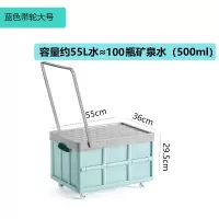 后备箱车载储物箱整理车内置物汽车拉杆可折叠收纳盒学生宿舍 三维工匠
