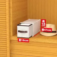 衣柜收纳抽屉式衣物收纳箱儿童衣服整理箱收纳盒家用防尘布艺箱子 三维工匠