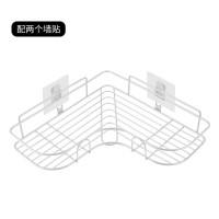 免打孔厨房收纳架壁挂式三角形调味料收纳架省空间转角墙上置物架收纳层架 三维工匠