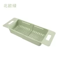 小麦秆沥水架沥碗架可伸缩蔬菜收纳筐置物架厨房水沥水篮碗碟架收纳层架 三维工匠