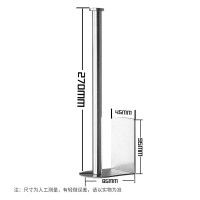 厨房纸巾架壁挂免打孔304不锈钢卷纸用纸架置物架挂保鲜膜收纳架收纳层架 三维工匠