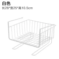 厨房收纳架子铁艺置物架整理架衣柜橱柜下挂架隔层挂篮壁挂储物架收纳层架 三维工匠