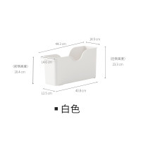 厨房带滑轮锅盖架置物架塑料锅具收纳架收纳盒储物架收纳层架 三维工匠