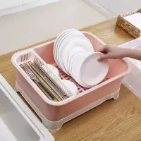 带盖碗碟架放碗架收纳盒沥水架装碗筷收纳箱厨房碗柜置物架收纳层架 三维工匠