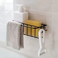 水挂架水池抹布架挂钩沥水架厨房用品置物架窗台收纳大全收纳层架 三维工匠