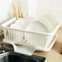 大号碗架放碗架家用塑料沥水架碗筷收纳盒多功能厨房收纳架碗碟架收纳层架 三维工匠