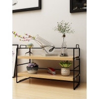 餐桌置物架桌面收纳厨房窗台办公桌桌上书架多层书桌台面小型架子收纳层架 三维工匠