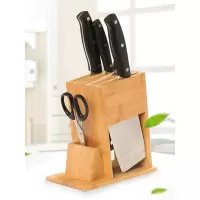 厨房用品刀架放菜刀收纳置物架插刀具多功能刀座家用刀具用品一体收纳层架 三维工匠